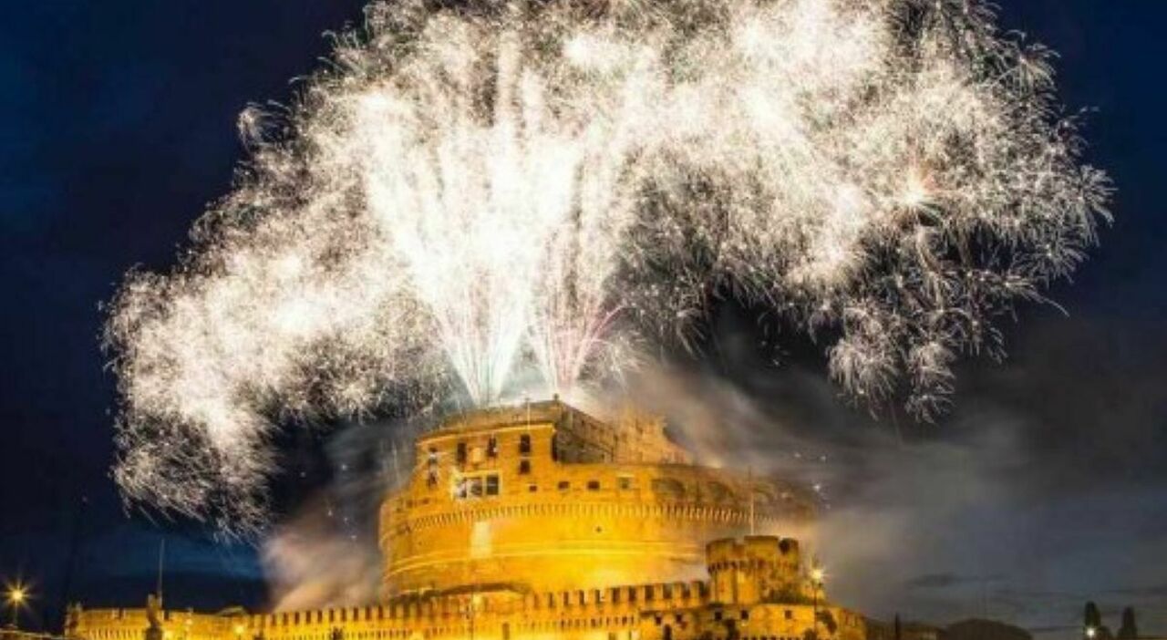 Spettacolo pirotecnico della Girandola a Castel Sant'Angelo, Roma