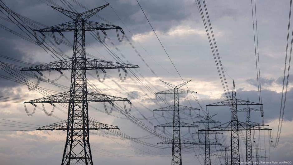 जर्मन औद्योगिक क्षेत्र में बिजली उत्पादन संयंत्र