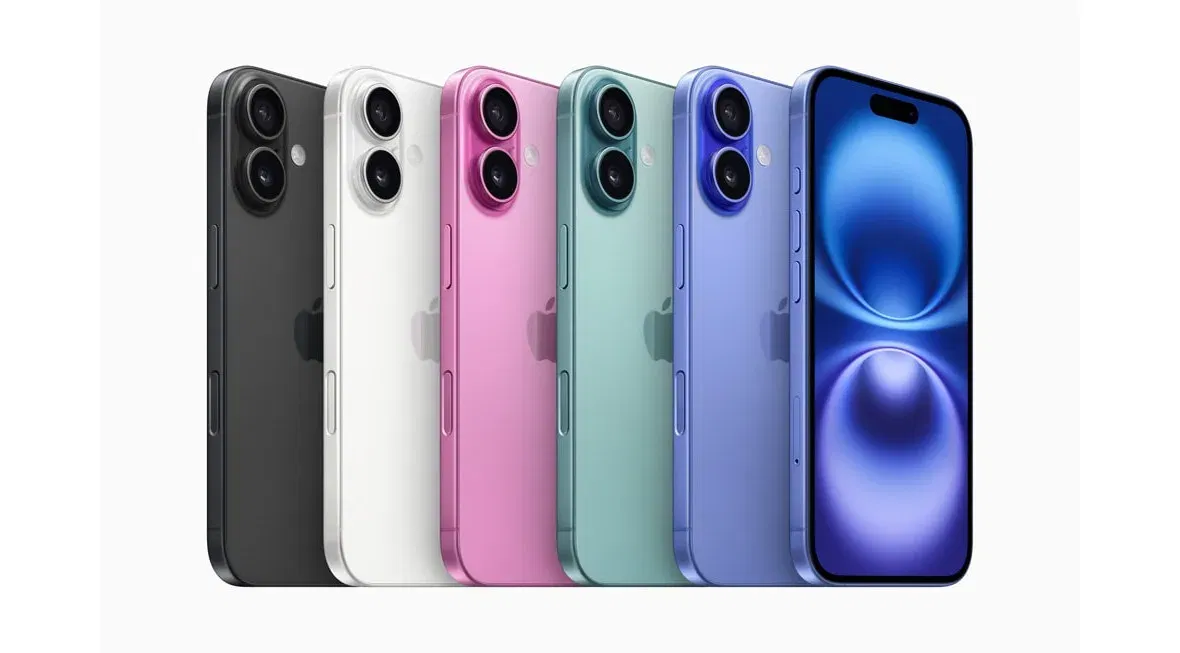 iPhone 17 mockup showing larger 6.3-inch display with accessibility features highlighted