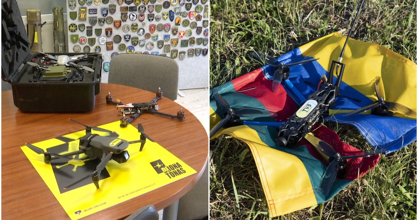 "Blue/Yellow" inicijuoja milijono eurų vertės "Dronatoną" Ukrainos gynybai stiprinti