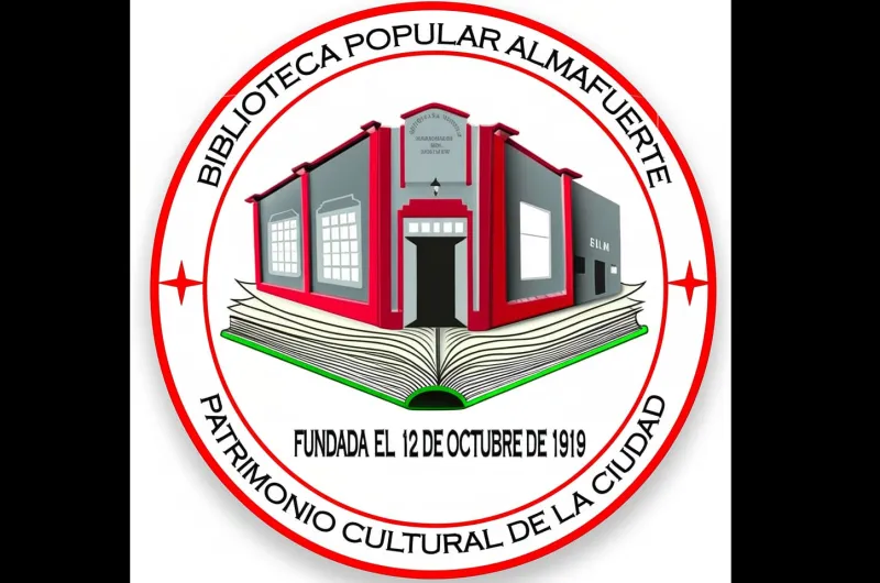 Biblioteca Almafuerte reafirma valores tradicionales con nuevo logotipo institucional