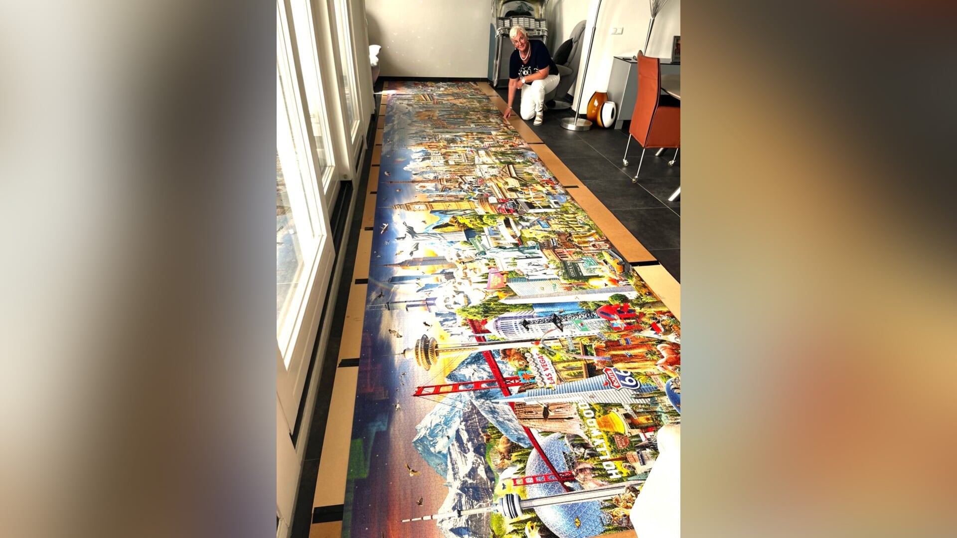 Wereldreis in 42.000 puzzelstukjes: Uniek kunstwerk zoekt nieuwe bestemming