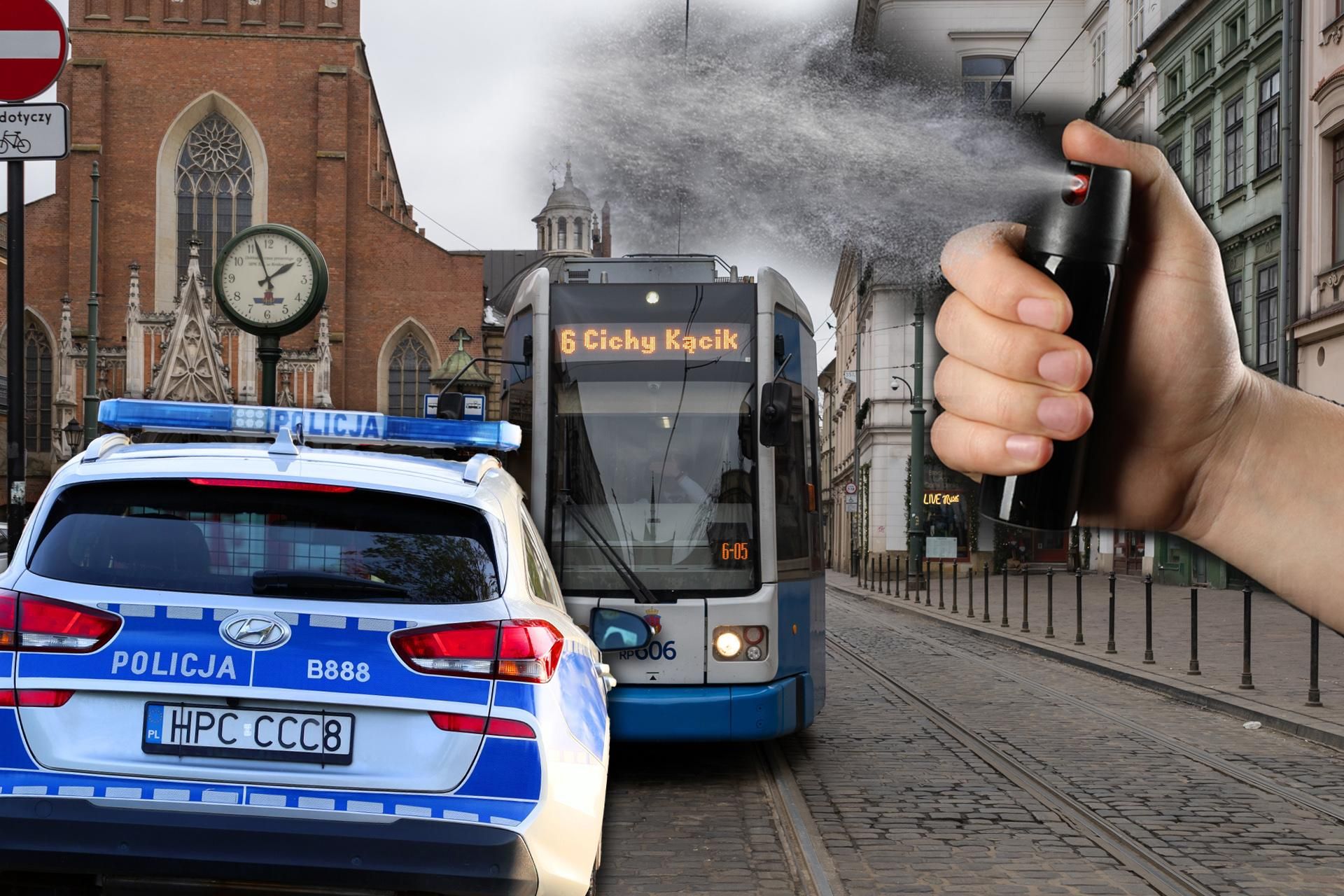 Image d'illustration pour: Rozpylenie gazu z tramwaju. Zatrzymano dwie osoby. "Skandaliczne i skrajnie głupie"
