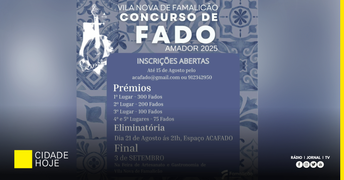 Image d'illustration pour: Famalicão: ACAFADO promove Concurso de Fado Amador