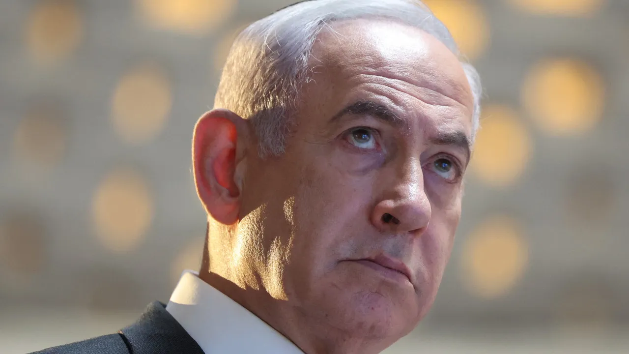 Image d'illustration pour: Netanyahu nega fome em Gaza, e Trump diz que não está convencido por premiê