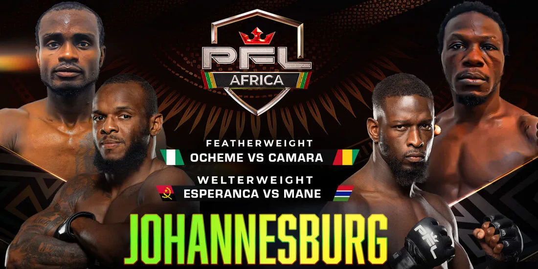 Image d'illustration pour: FULL FIGHT CARD REVEALED FOR PFL AFRICA: JOHANNESBURG ON AUGUST 9 - South Africa Today