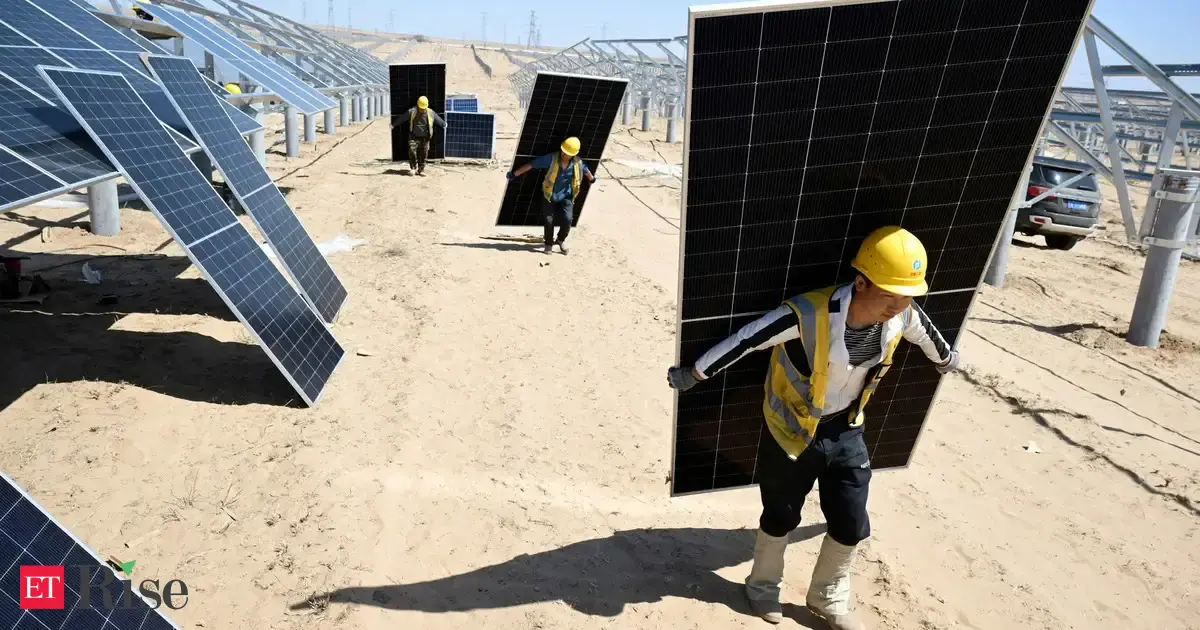 Image d'illustration pour: China's solar giants quietly shed a third of their workforces last year