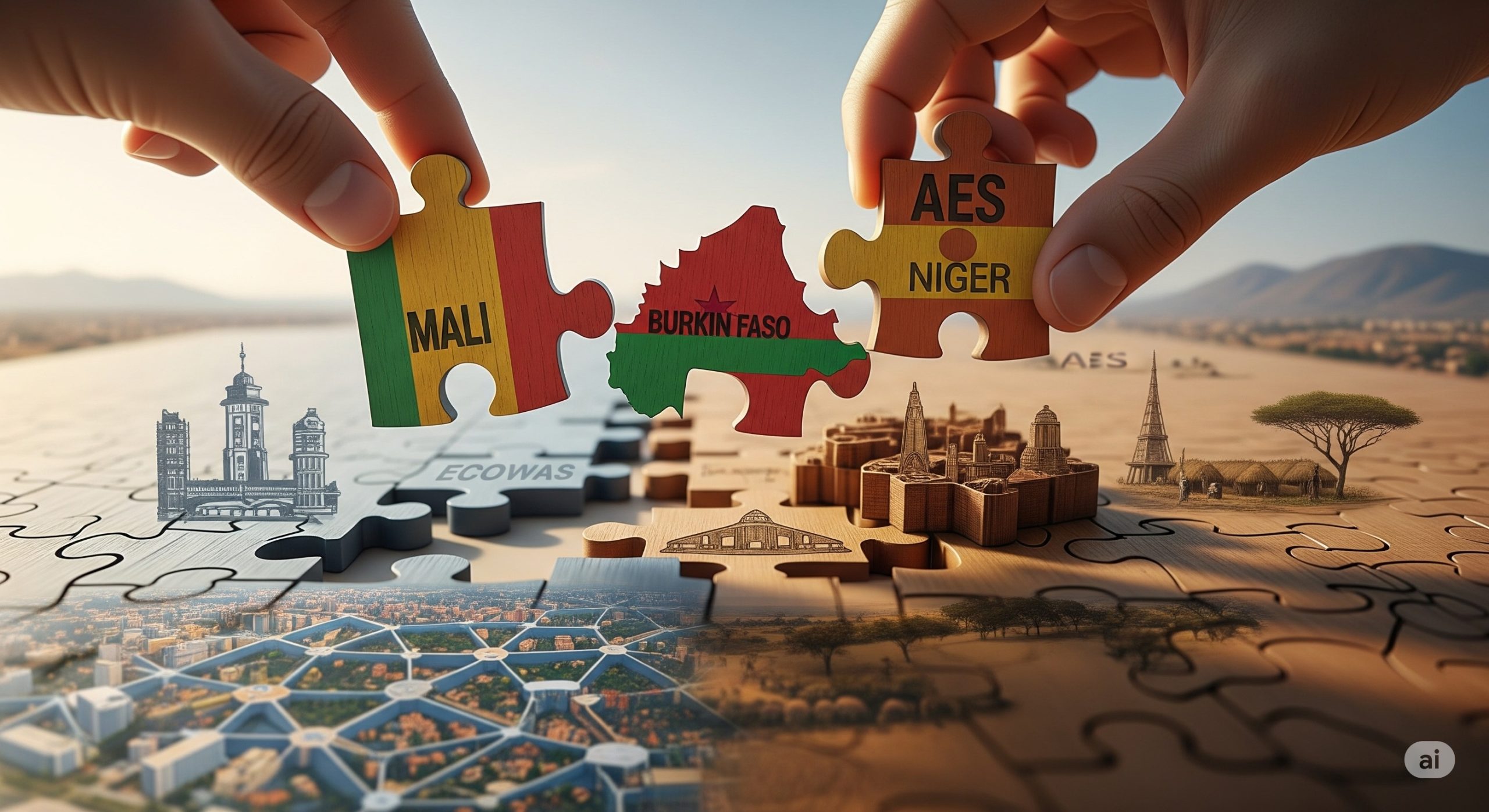 Image d'illustration pour: Mali, Burkina Faso et Niger : Le Retrait de la CEDEAO Acté, l'AES Trace sa Voie