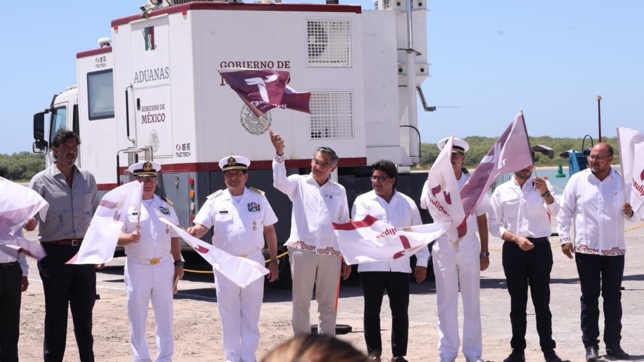Image d'illustration pour: Inicia operaciones el Puerto del Norte; Tamaulipas se convierte en la nueva frontera marÃtima de México: Américo