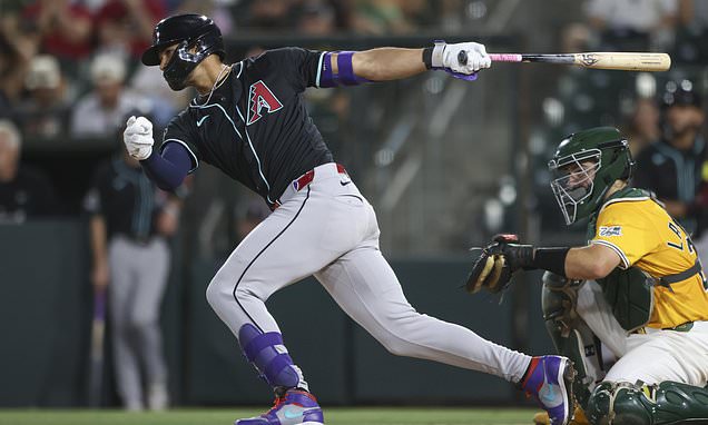 Image d'illustration pour: Diamondbacks beat Athletics 7-2 to end six-game losing streak