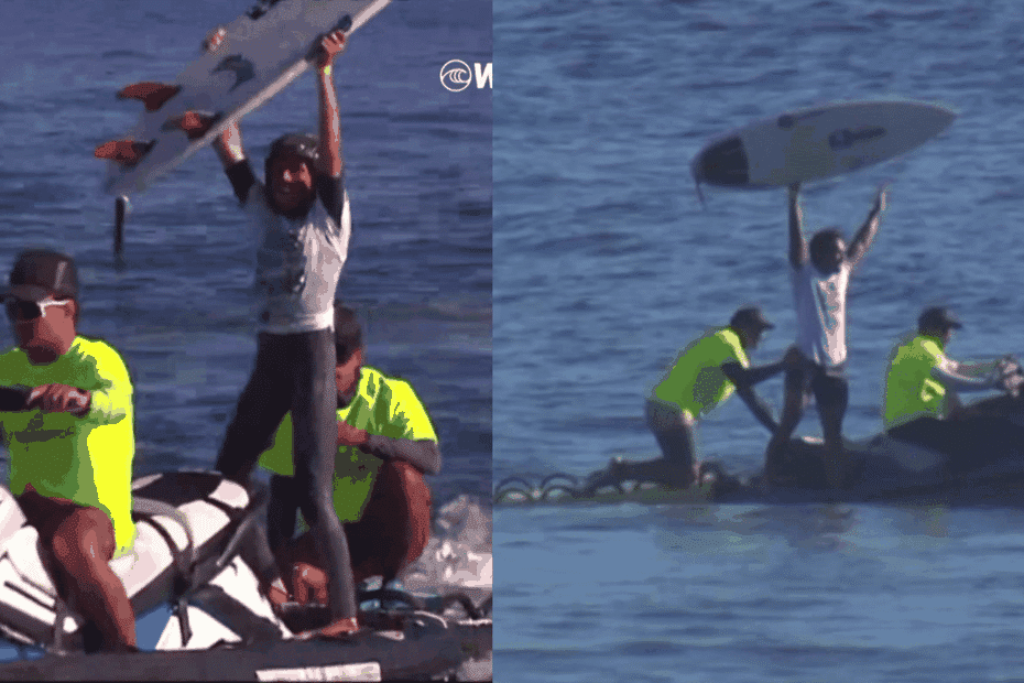 Image d'illustration pour: Trials Tahiti pro 2025 : Mihimana Braye et Kelia Gallina brillent à Teahupo'o