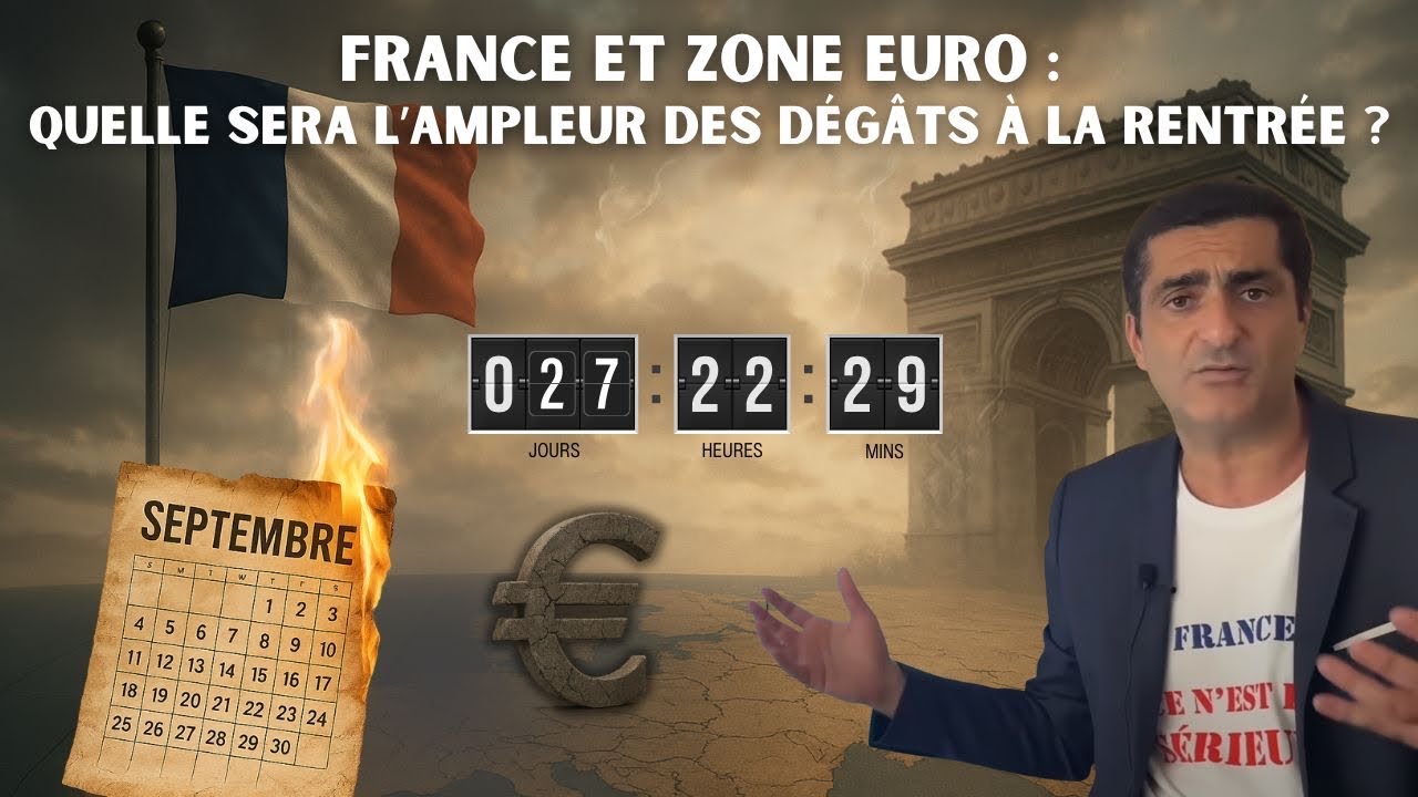 Image d'illustration pour: France et Zone Euro : Quelle sera l'ampleur des dégâts à la rentrée ? - Réponse sans Langue de Bois avec Marc Touati !!