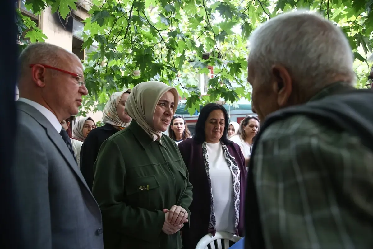 Image d'illustration pour: AK Parti Kadın Kolları Başkanı Ercan, Bursa'da orman yangınından etkilenen mahalleleri ziyaret etti Açıklaması