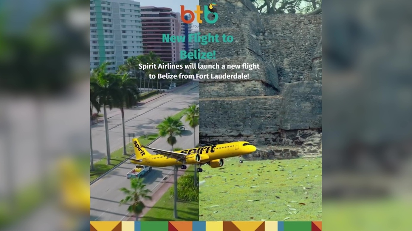 Image d'illustration pour: Spirit Airlines Launches Low-Cost Flights to Belize | Greater Belize Media