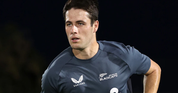 Image d'illustration pour: New Zealand's Will O'Rourke ruled out of second Test against Zimbabwe due to back stiffness