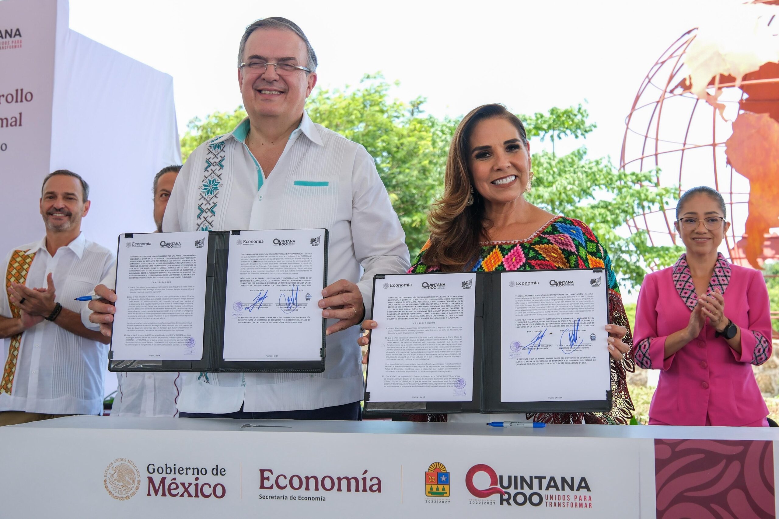 Image d'illustration pour: Firman Mara Lezama y Marcelo Ebrard, primer Polo de Desarrollo Económico para el Bienestar en Chetumal - Palco Noticias