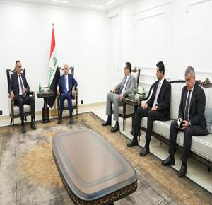 Image d'illustration pour: وزير الخارجية العراقي يؤكد موقف بلاده الثابت والداعم لحقوق شعبنا