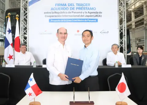 Image d'illustration pour: Panamá y Japón firman préstamo para financiar la Línea 3 del metro