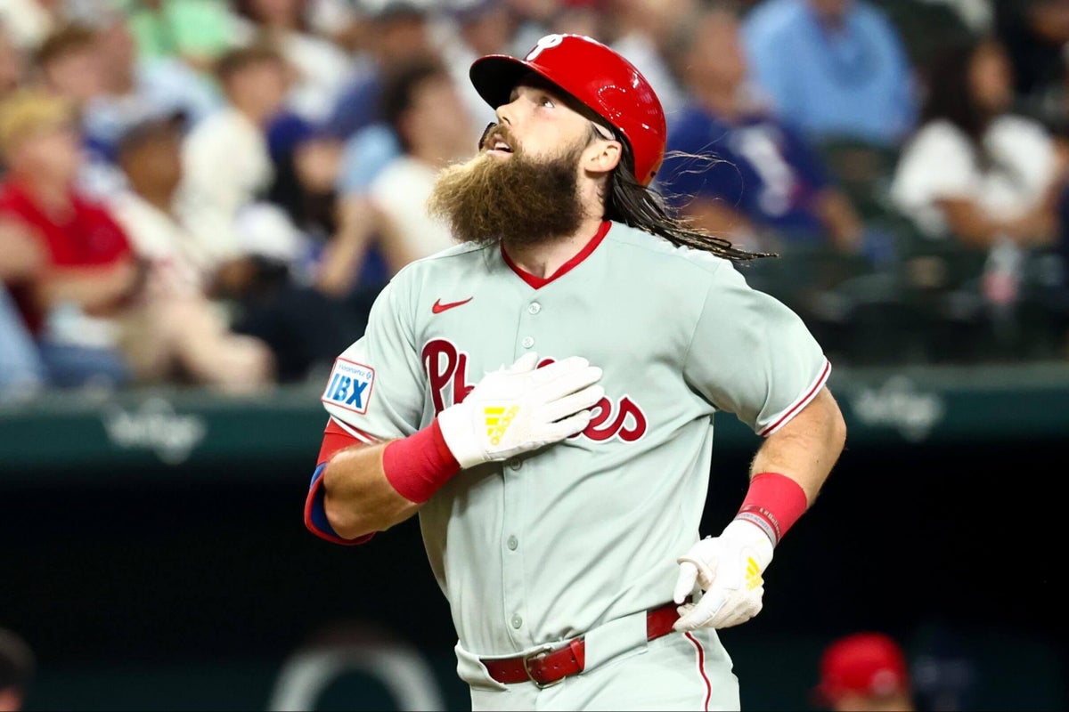 Image d'illustration pour: Phillies' Brandon Marsh goes 4-for-5 as outfield shuffle continues