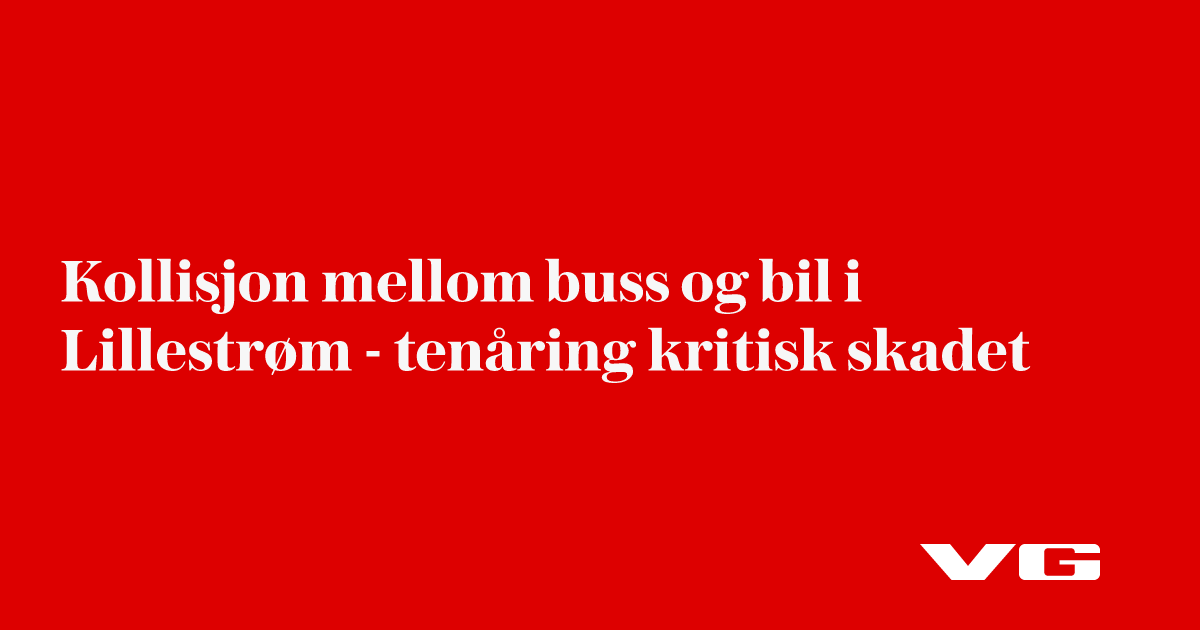 Image d'illustration pour: Lillestrøm Bus Car Collision News - News Directory 3