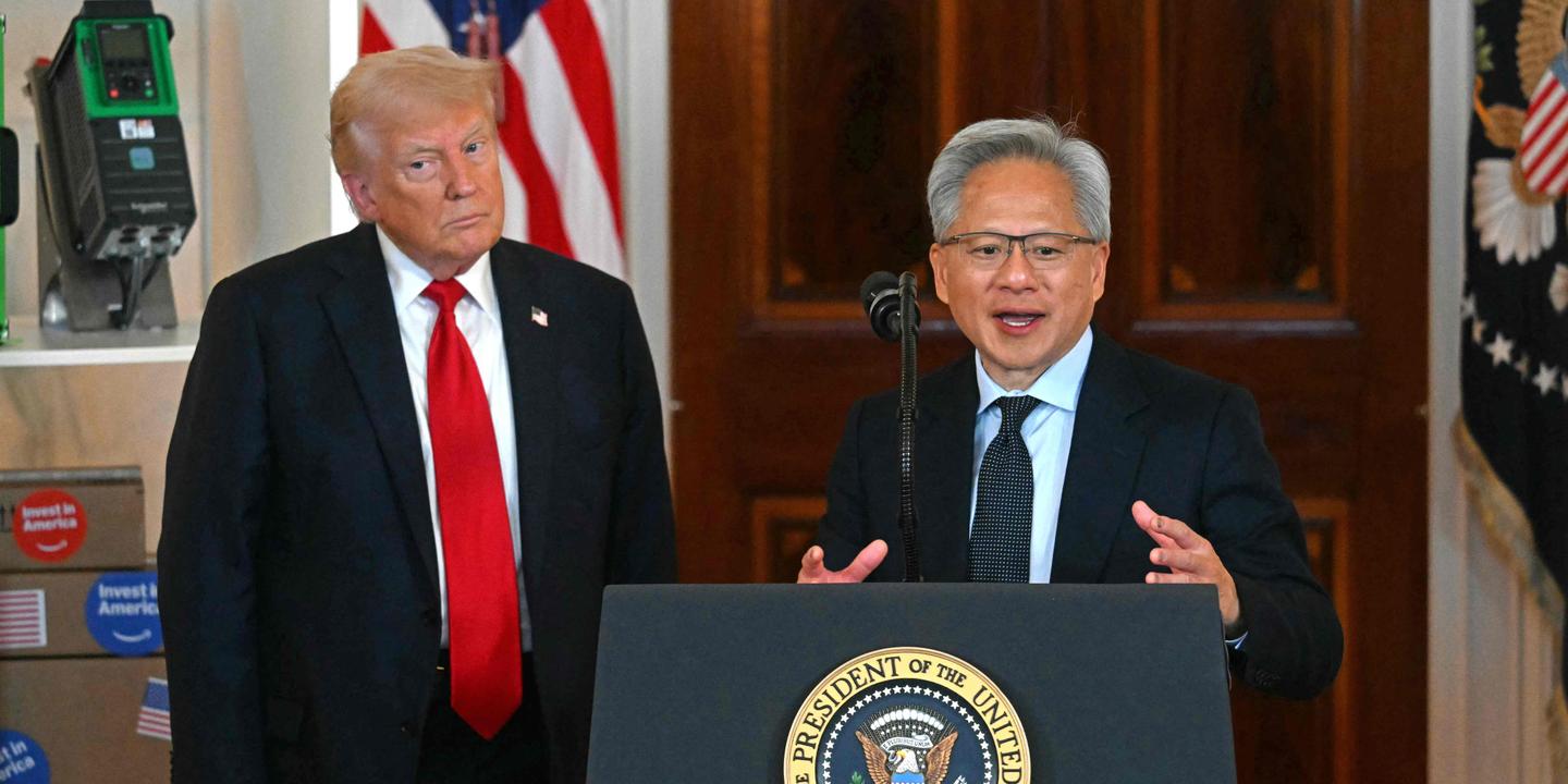 Image d'illustration pour: Le prélèvement fédéral de 15 % sur les exportations de Nvidia en Chine, nouveau signe de l'ingérence de Donald Trump dans la vie économique