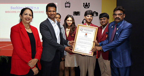 Image d'illustration pour: Suchitra Academy International School MUN 7.0 Sets New Benchmarks in Student Diplomacy with 359 Delegates, 8 Committees, and Groundbreaking Simulations