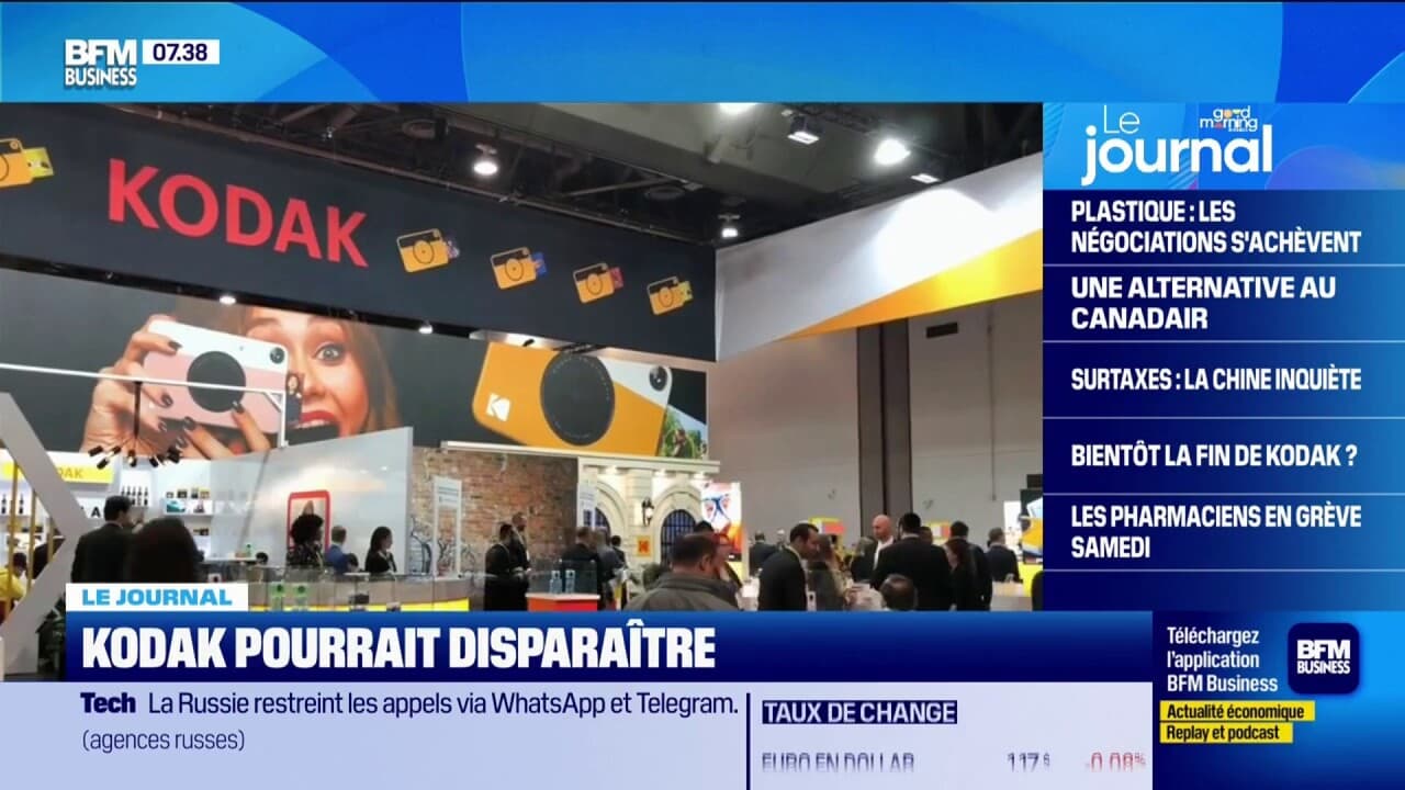Image d'illustration pour: Kodak, leader du marché de la photographie depuis 133 ans, pourrait disparaître