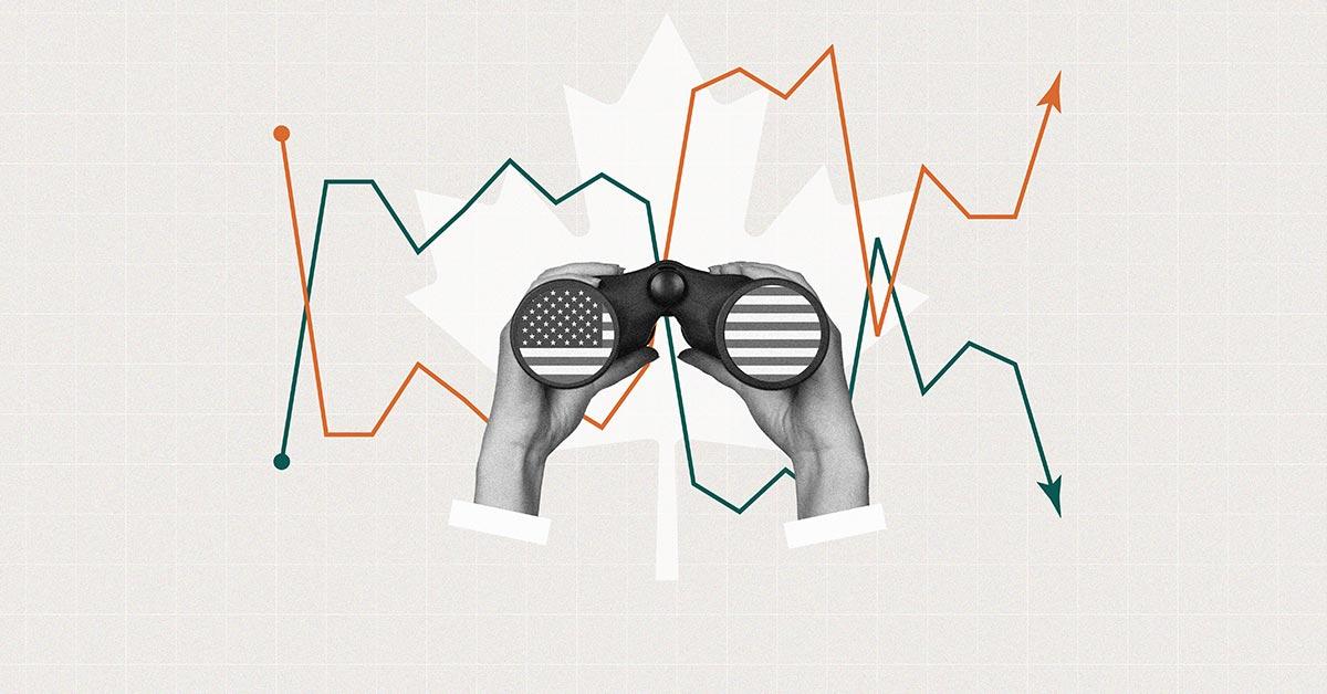 Image d'illustration pour: Canadians Sour on U.S. Leadership, Warm to Their Own