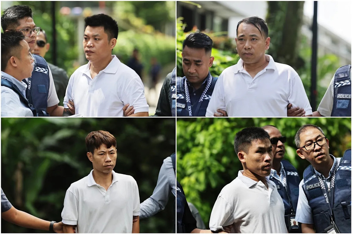 Image d'illustration pour: 4 housebreaking suspects taken to Bukit Timah crime scene under police escort