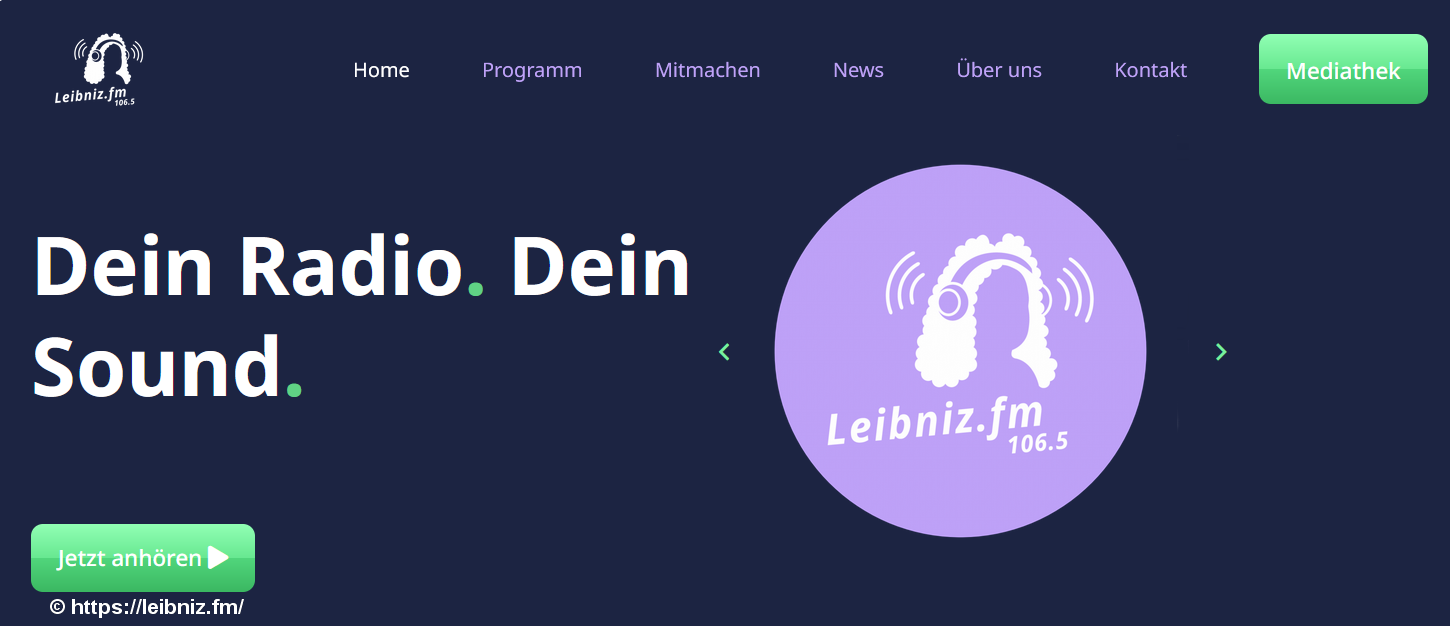 Image d'illustration pour: Leibniz.fm in Hannover gestartet