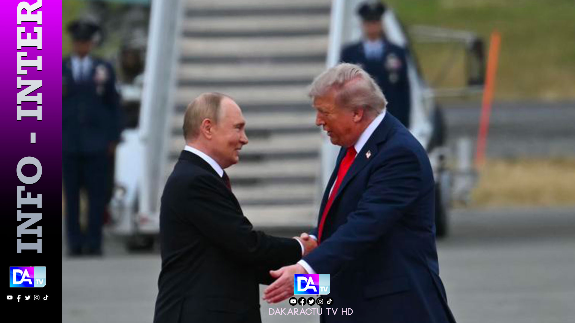 Image d'illustration pour: Rencontre au Sommet avec Poutine en Alaska : Donald Trump di...