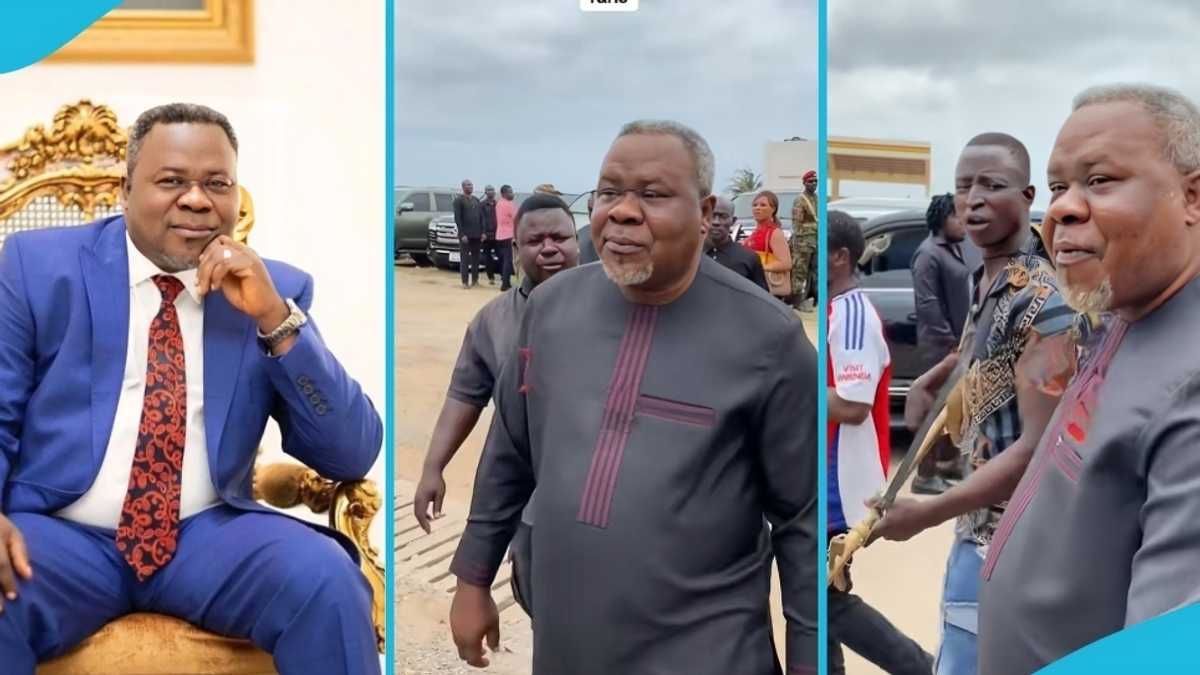 Image d'illustration pour: State funeral: Ghanaian calls out soldier for scolding Kwaku Oteng's hypeman in public