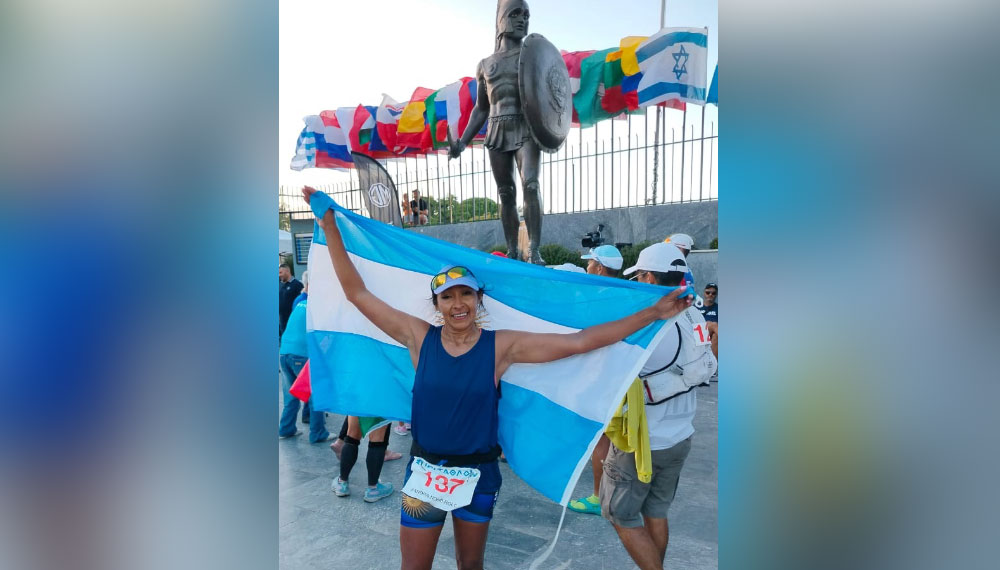 Image d'illustration pour: Sandra Rolón llevará por sexta vez la bandera misionera al Spartathlon de Grecia - Primera Edición
