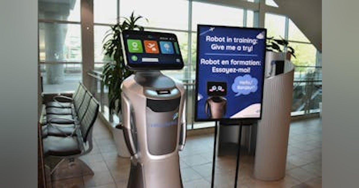 Image d'illustration pour: Halifax International debuts wayfinding robots to assist travels