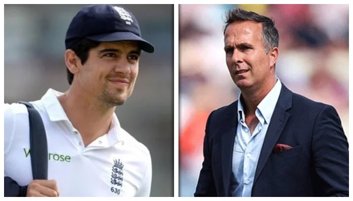 Image d'illustration pour: Former England captains Cook, Vaughan suggest changes in Test cricket rules   - Pakistan Observer
