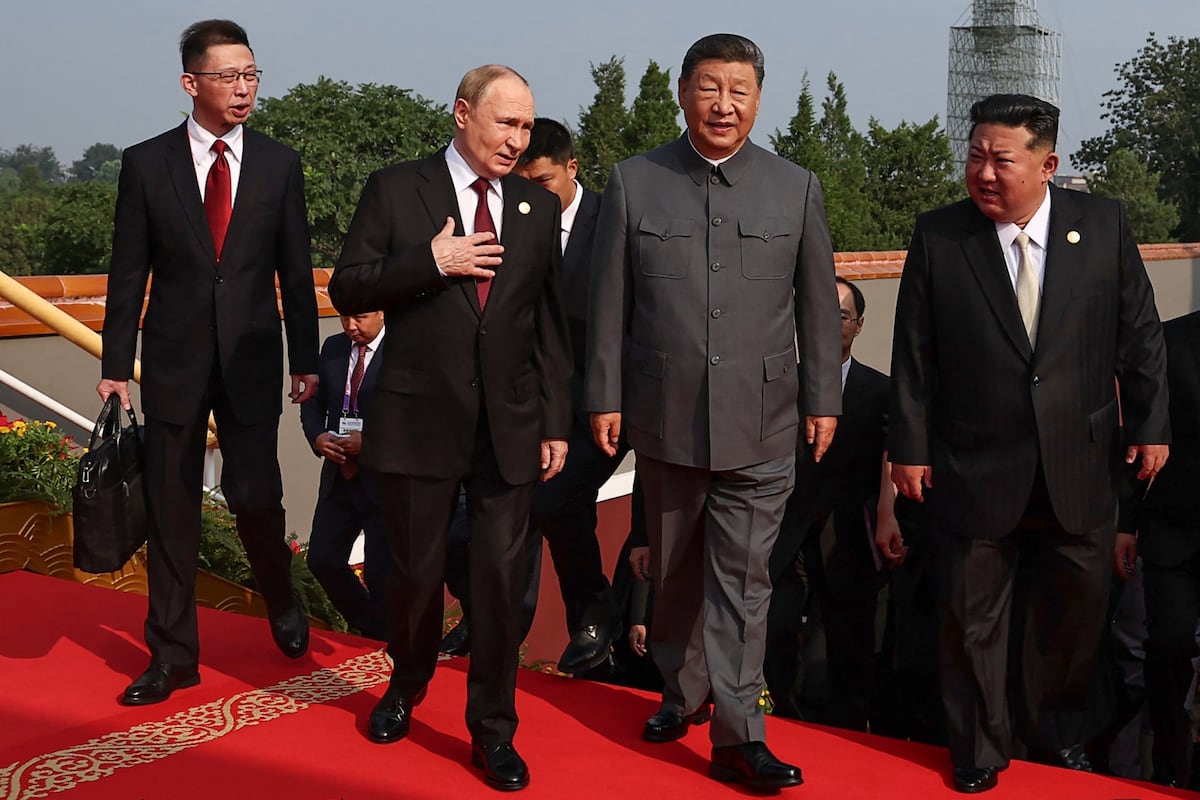 Image d'illustration pour: Xi, Putin, Kim Jong Un unite at glitzy China military parade
