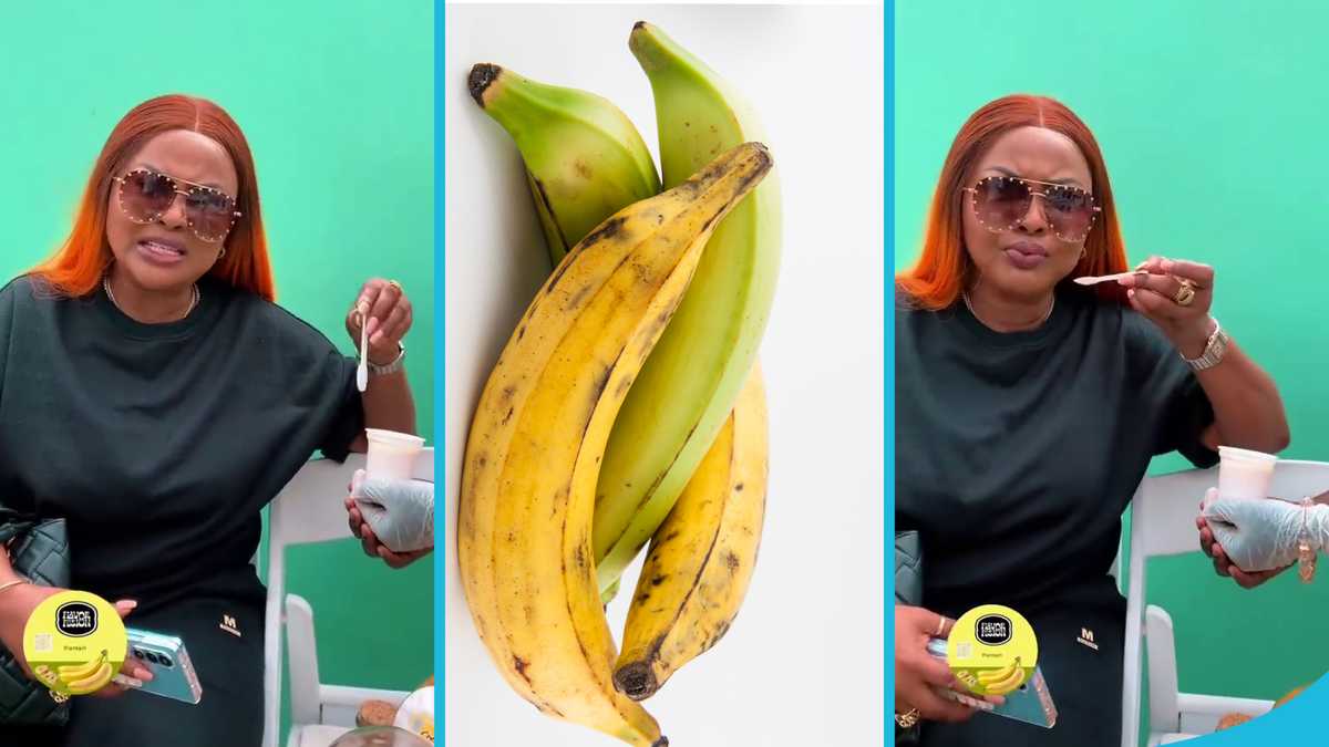Image d'illustration pour: McBrown tastes plantain ice cream for the first time, her priceless reaction awes many