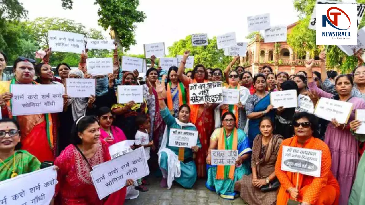 Image d'illustration pour: BJP protests against derogatory remarks on PM Modi's late mother, fire & traffic jams in Patna. | Bihar Bandh: पीएम मोदी की दिवंगत मां पर गाली के विरोध में बीजेपी का जोरदार प्रदर्शन, पटना में आगजनी | News Track in Hindi