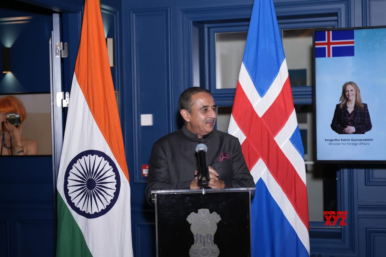 Image d'illustration pour: Minister Kirti Vardhan addresses reception of 2nd India-Nordic Track 1.5 Dialogue in Iceland