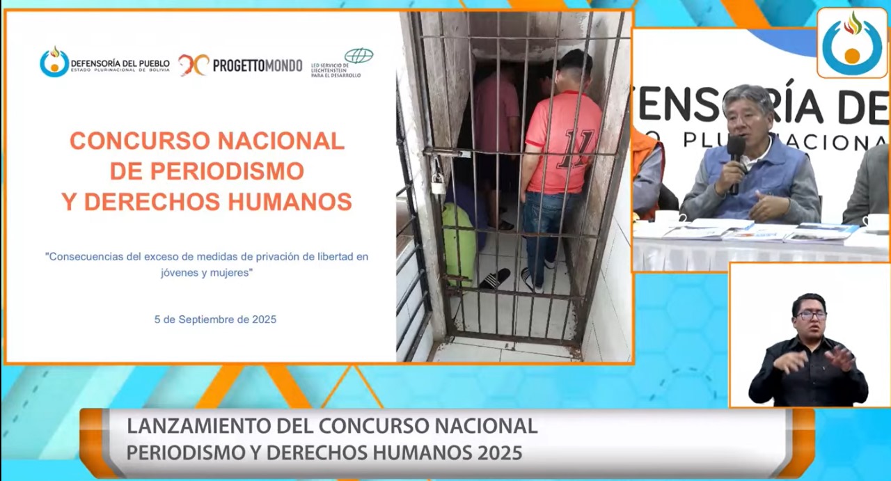 Image d'illustration pour: DEFENSORÍA DEL PUEBLO Y PROGETTOMONDO CONVOCAN AL CONCURSO NACIONAL DE PERIODISMO Y DERECHOS HUMANOS DE JÓVENES PRIVADOS DE LIBERTAD