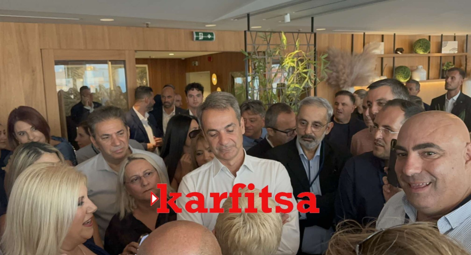 Image d'illustration pour: H πρόβλεψη του Κ. Μητσοτάκη για εθνική μπάσκετ (photo+video)