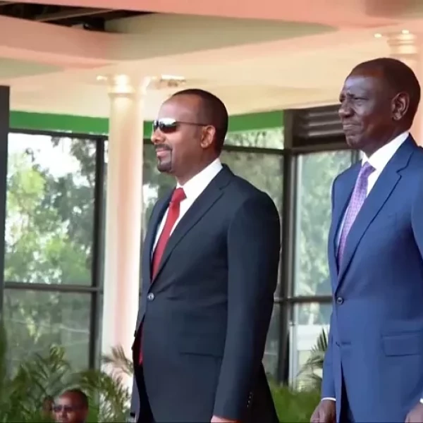 Image d'illustration pour: Kenya's President Ruto in Addis Ababa for the opening Ethiopia's Nile dam