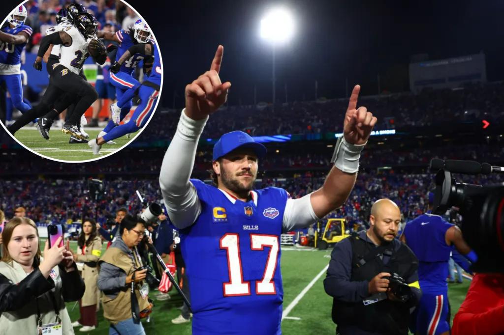 Image d'illustration pour: Bills stun Ravens with insane fourth-quarter comeback to win on...