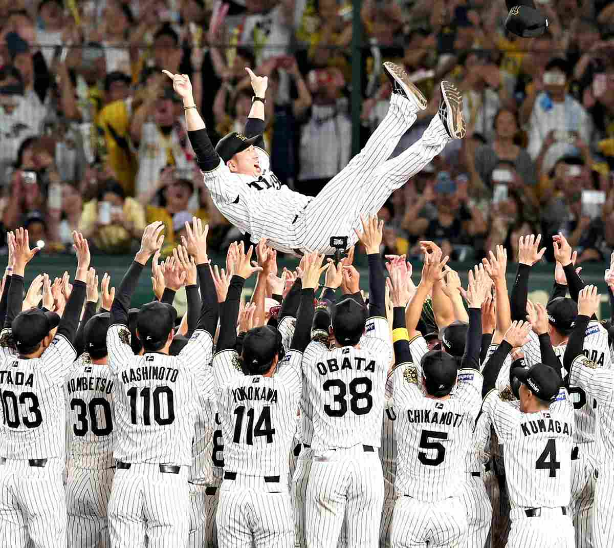 Image d'illustration pour: Hanshin Tigers Clinch Central League Title at Record-Breaking Pace, Defeating Hiroshima Carp
