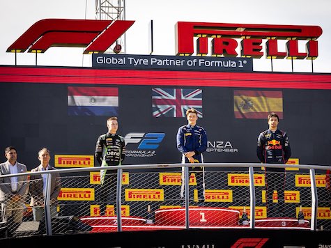 Image d'illustration pour: Historisches Wochenende: Joshua Duerksen holt sich in Monza zwei Podiumsplätze und festigt seine Position in der Formel 2 - Wochenblatt