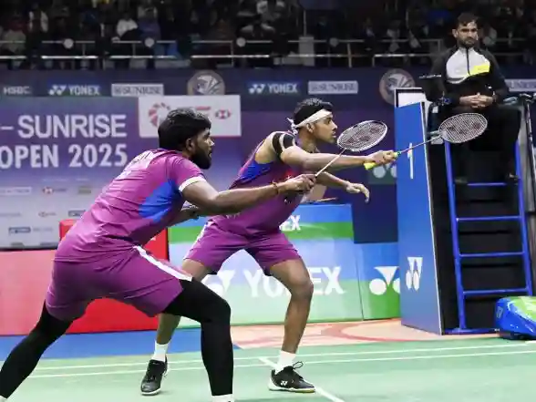 Image d'illustration pour: Sports News | Hong Kong Open: Satwiksairaj-Chirag March to First Finals of 2025 | LatestLY