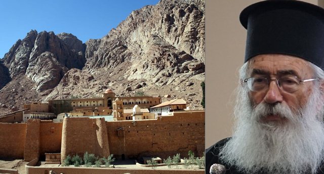 Image d'illustration pour: EGYPT - HOLY LAND Sinai: meeting at St Catherine's Monastery to elect new superior