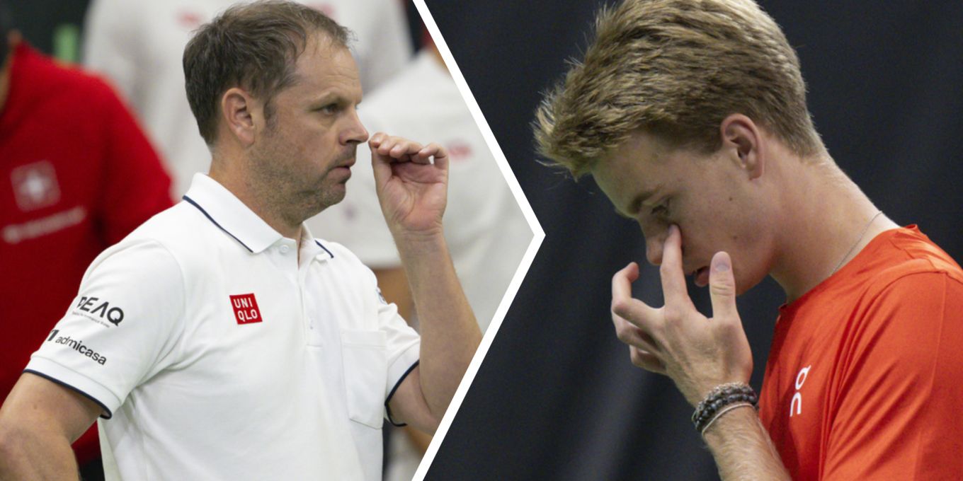 Image d'illustration pour: Davis Cup: Schweiz verpasst Wende gegen Indien