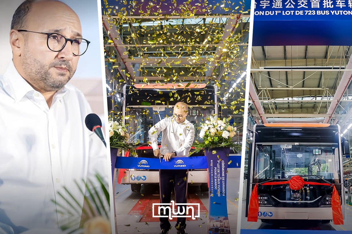 Image d'illustration pour: Morocco Receives 723 Chinese Yutong Buses Ahead of AFCON 2025