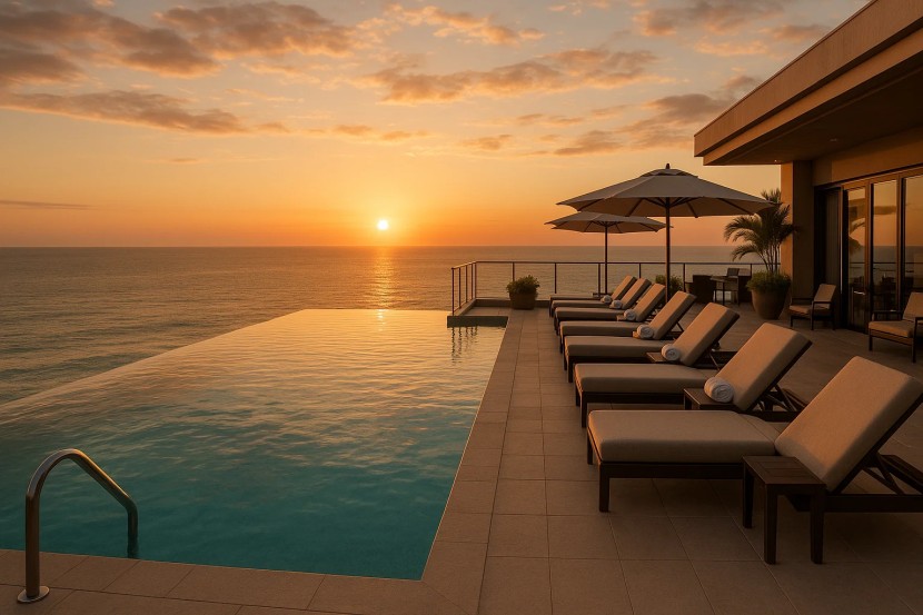 Image d'illustration pour: Port of Spain's Hyatt Regency: Luxury Rooms, Rooftop Infinity Pool, and Stunning Waterfront Views Await - Travel And Tour World